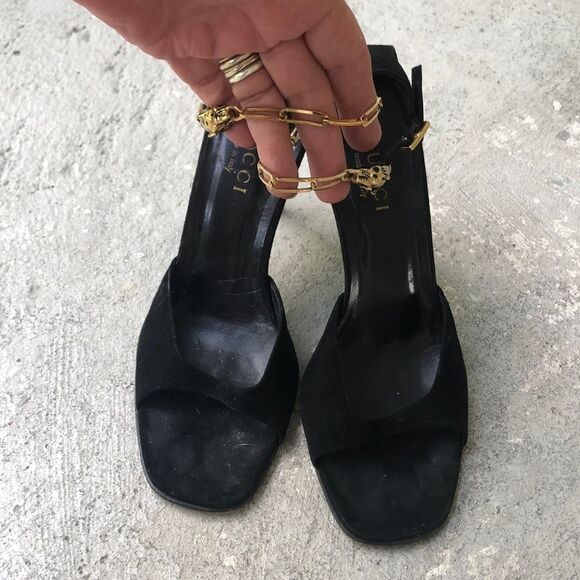 Gucci suede leopard heels - Picture 1 of 13